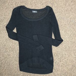 Black knitted sweater